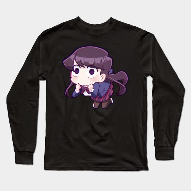 Komi Shouko Long Sleeve T-Shirt by Despuntater